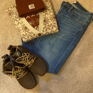 Madewell straight crop jeans size 30